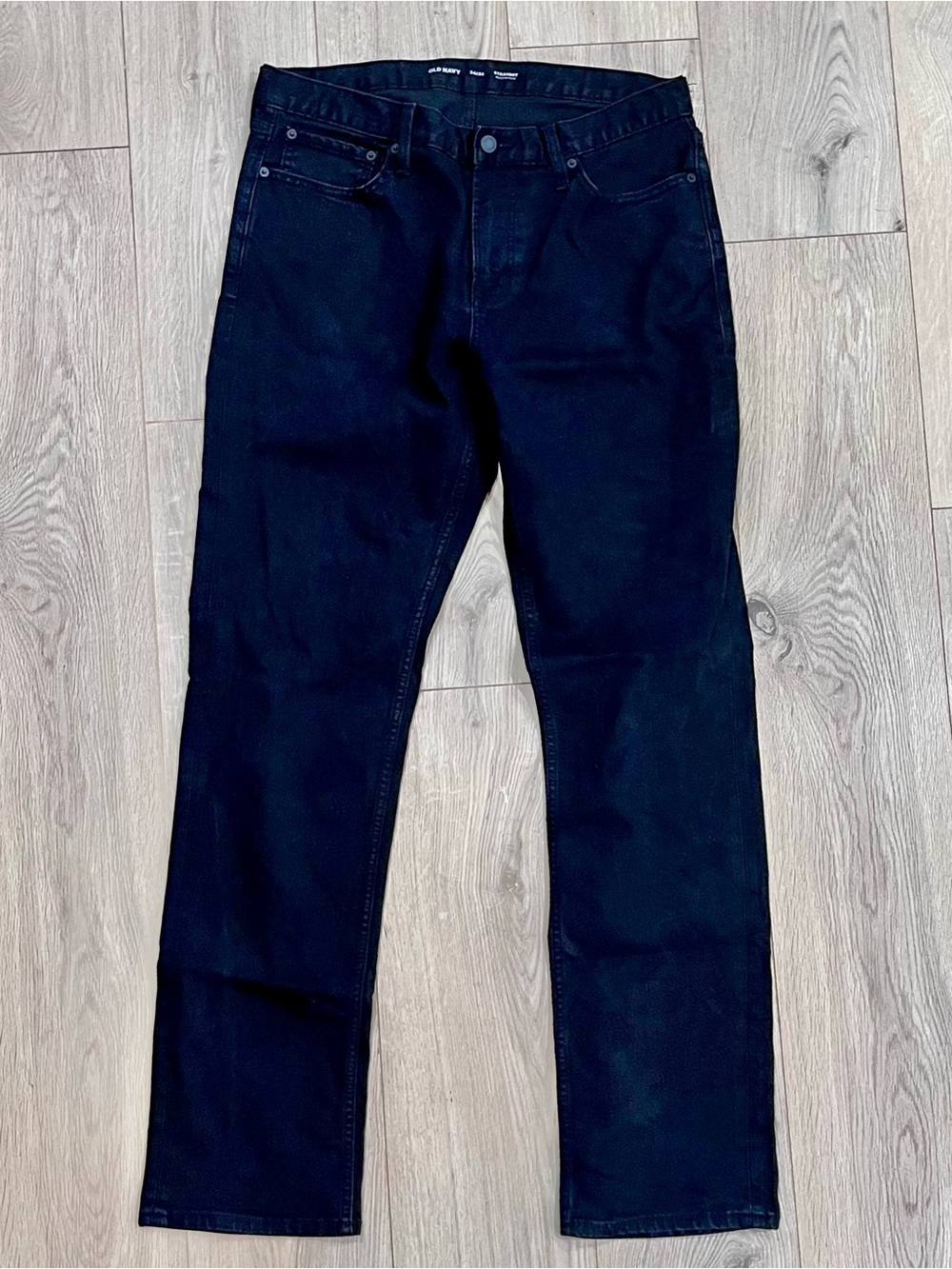 Old Navy Men's 34x34 Black Straight Jeans